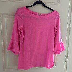 Lilly Pulitzer EUC bright pink top size XS.
